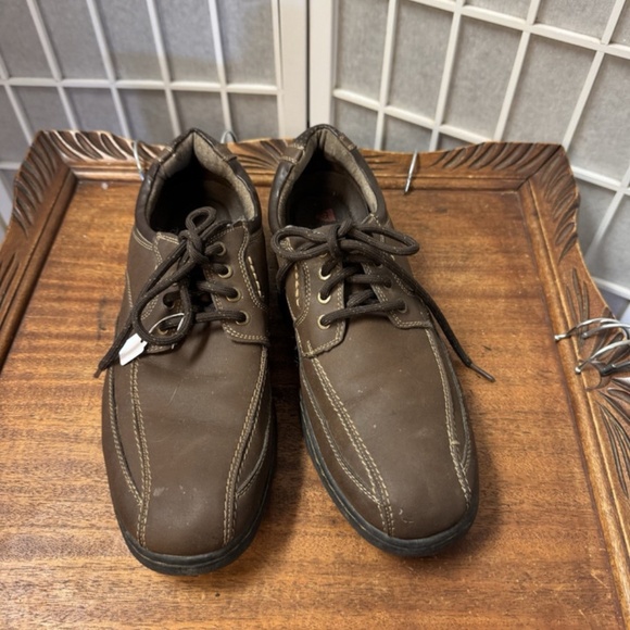 Deer stags,Men’s,Shoes Casual,Brown,Sz 9,5,Leather,Lace Up,Memory foam.! main image 4